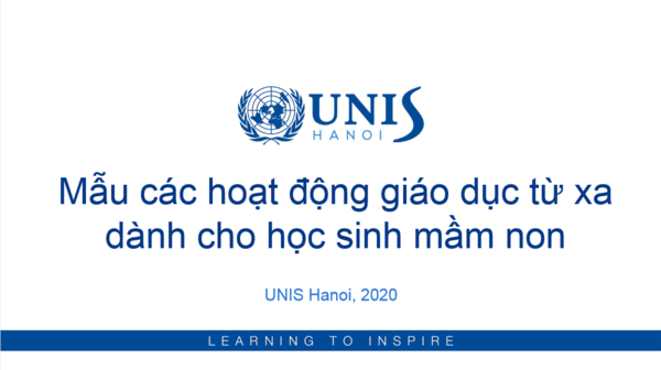 Mẫu  các hoạt động giáo dục từ xa dành cho học sinh mầm non năm 2020