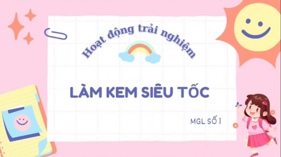 Cùng làm kem với các bạn MGL 1 nhé,