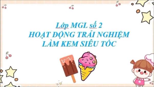 Làm kem siêu tốc