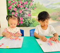 sang thu bay sieu vui o mn quang trung day - truong mam non quang trung